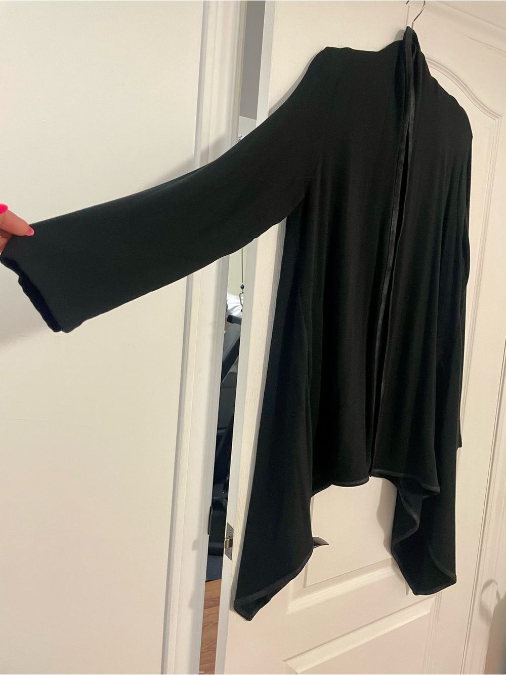 Shannon Passero Black Cardigan, Size Medium